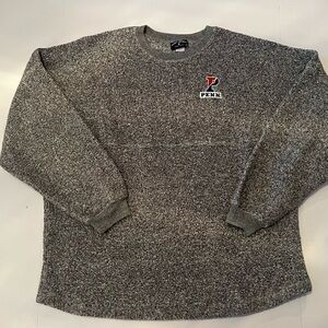University of Penn, Men's Knitted Sweater, Gray, Size XL